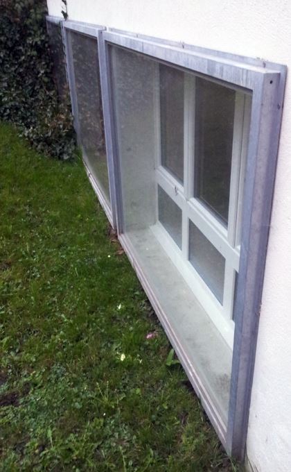 Massives Fenster – Überschwemmungsschutz – Schlosserei Bill St.Gallen